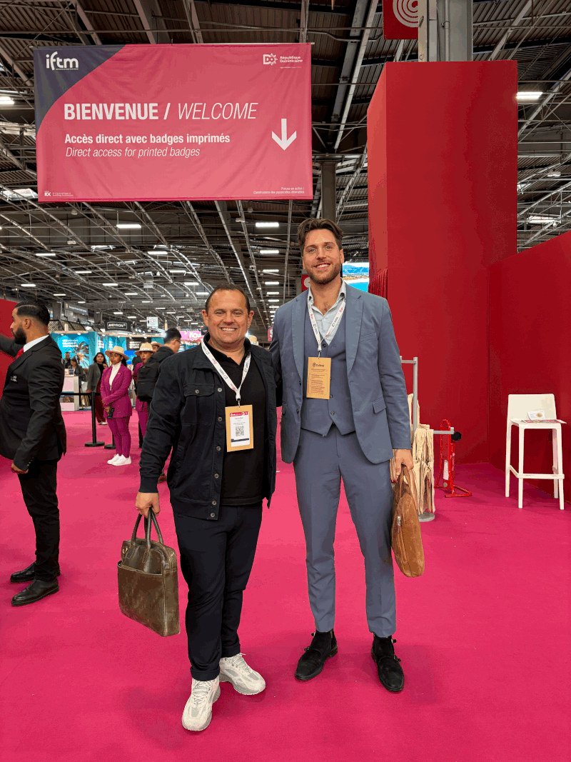 PitchBridge op een internationale travelbeurs